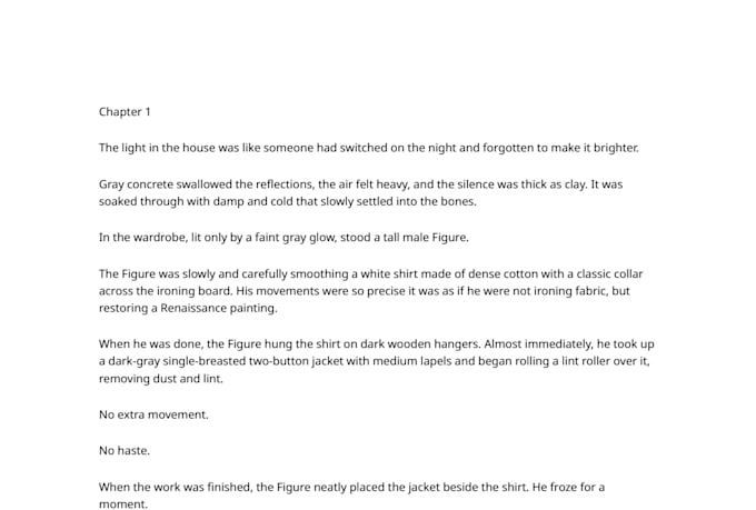 write a textes, an article and a plot